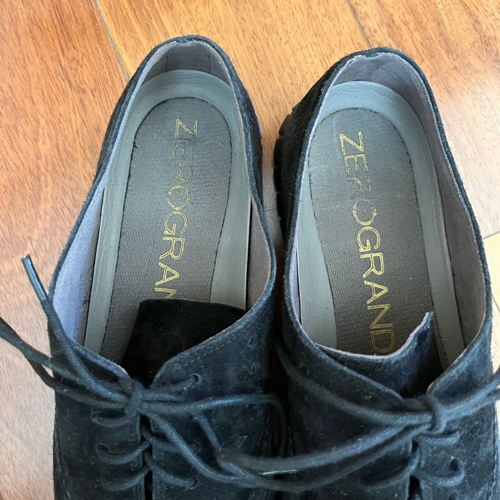 Cole Haan Zerogrand Black WingTip Oxfords Sneakers Women Size 9.5 B - Picture 7 of 11